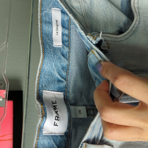 Frame Le Original jeans. 🫰🍑 Size 26, 💯 cotton - Picture 3 of 4